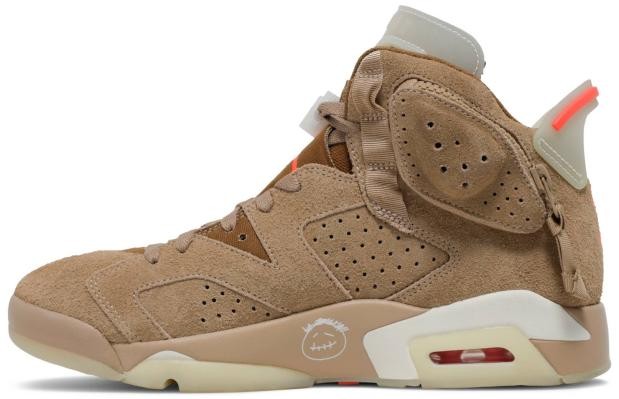 Travis Scott x Air Jordan 6 Retro British Khaki