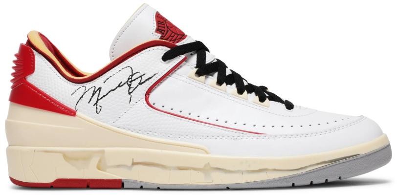 Off-White x Air Jordan 2 Retro Low SP White Varsity Red