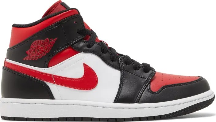 Air Jordan 1 Mid Bred Toe