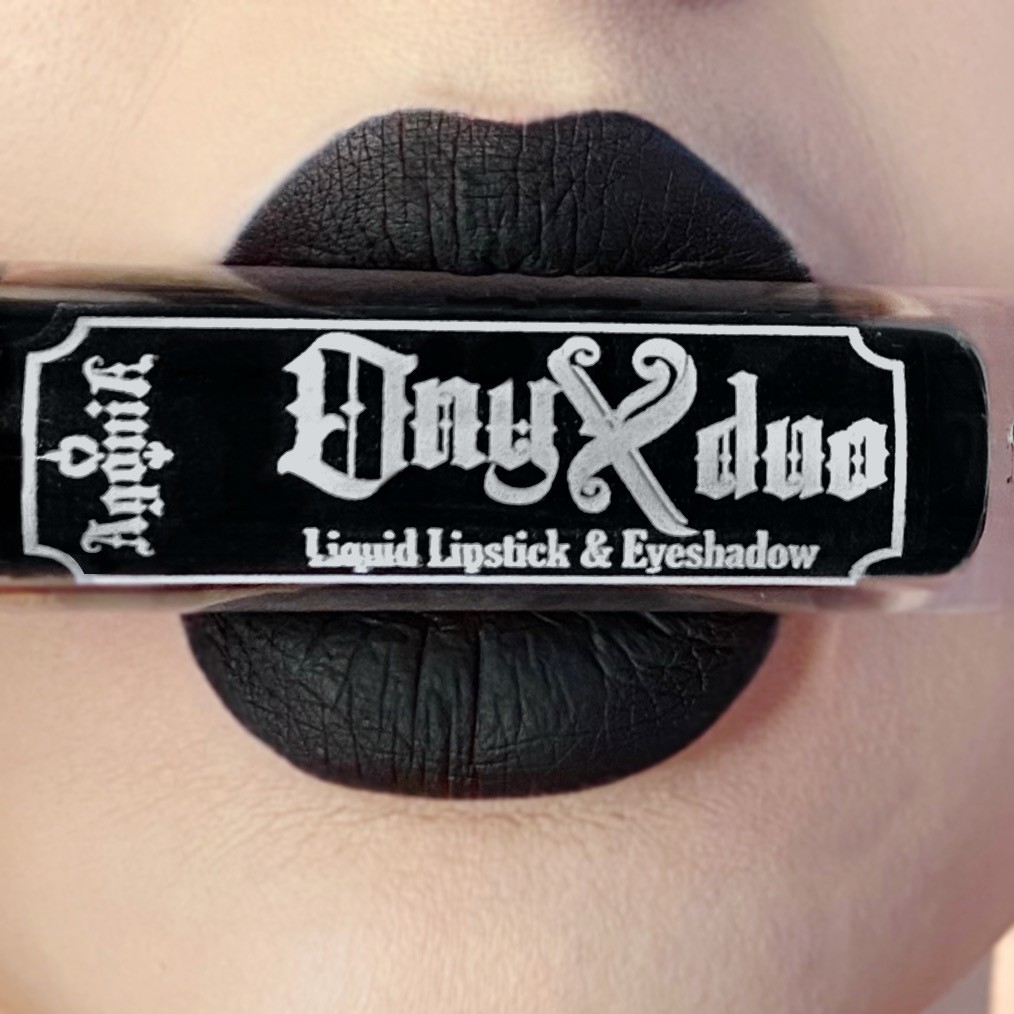 Onyx Duo Mat Likit Ruj&Far 6ml - Siyah