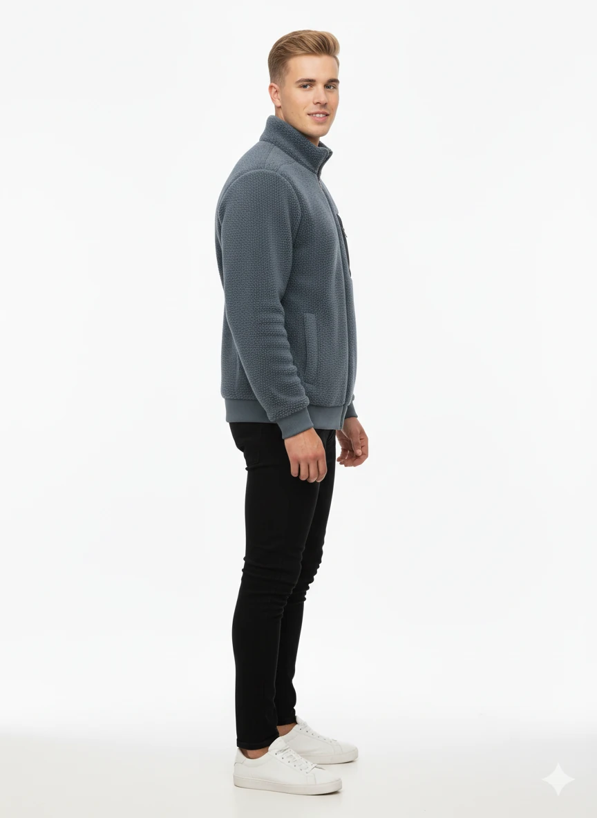 Okté Premium Full Sherpa Zip Jacket – Limited Edition - Graphite Jekyll