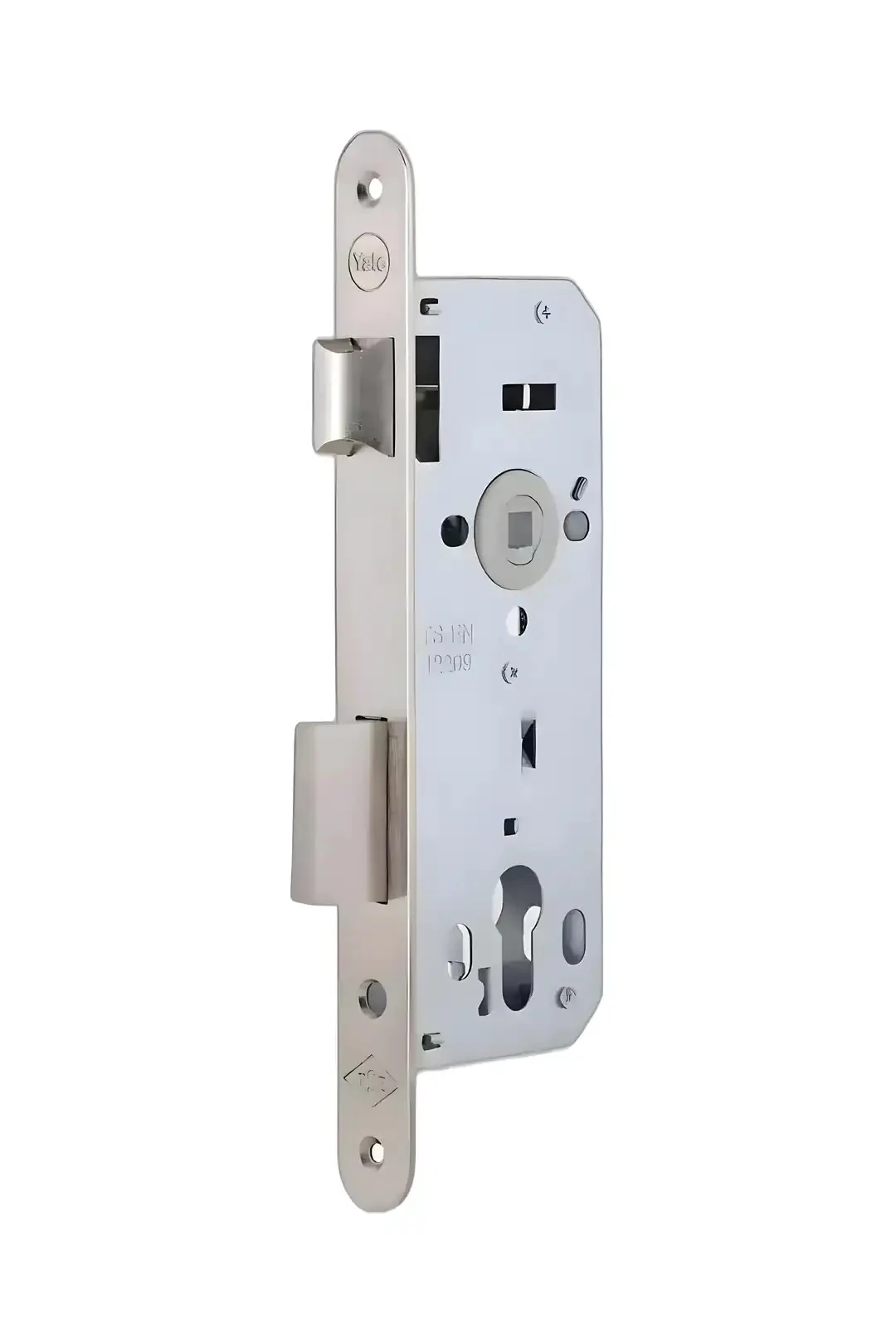 Silindirli Kapı Kilidi: ­18 mm, 23 mm / 40 mm, 45 mm; Kara, Saten Nikel Kaplamalı; Oval, Kare - Saten