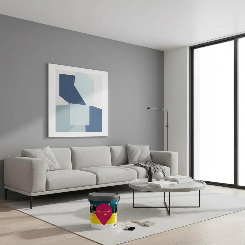 Weberart matt: Akrilik emülsiyon esaslı, yüksek performanslı, silinebilir mat iç cephe boyası