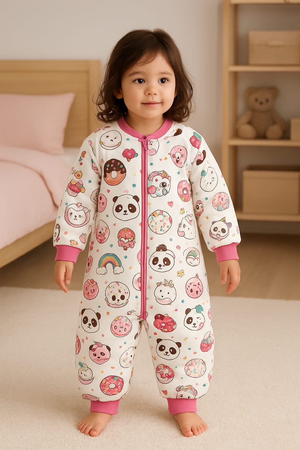 PureMini ÇOCUK UYKU TULUMU ELYAFLI 4-5-6 YAŞ 2.5 TOG - 4 yaş