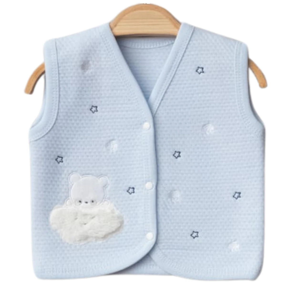 TONTON BEBE UNISEX 0-3-6-9 AY BULUTLU AYI YELEK