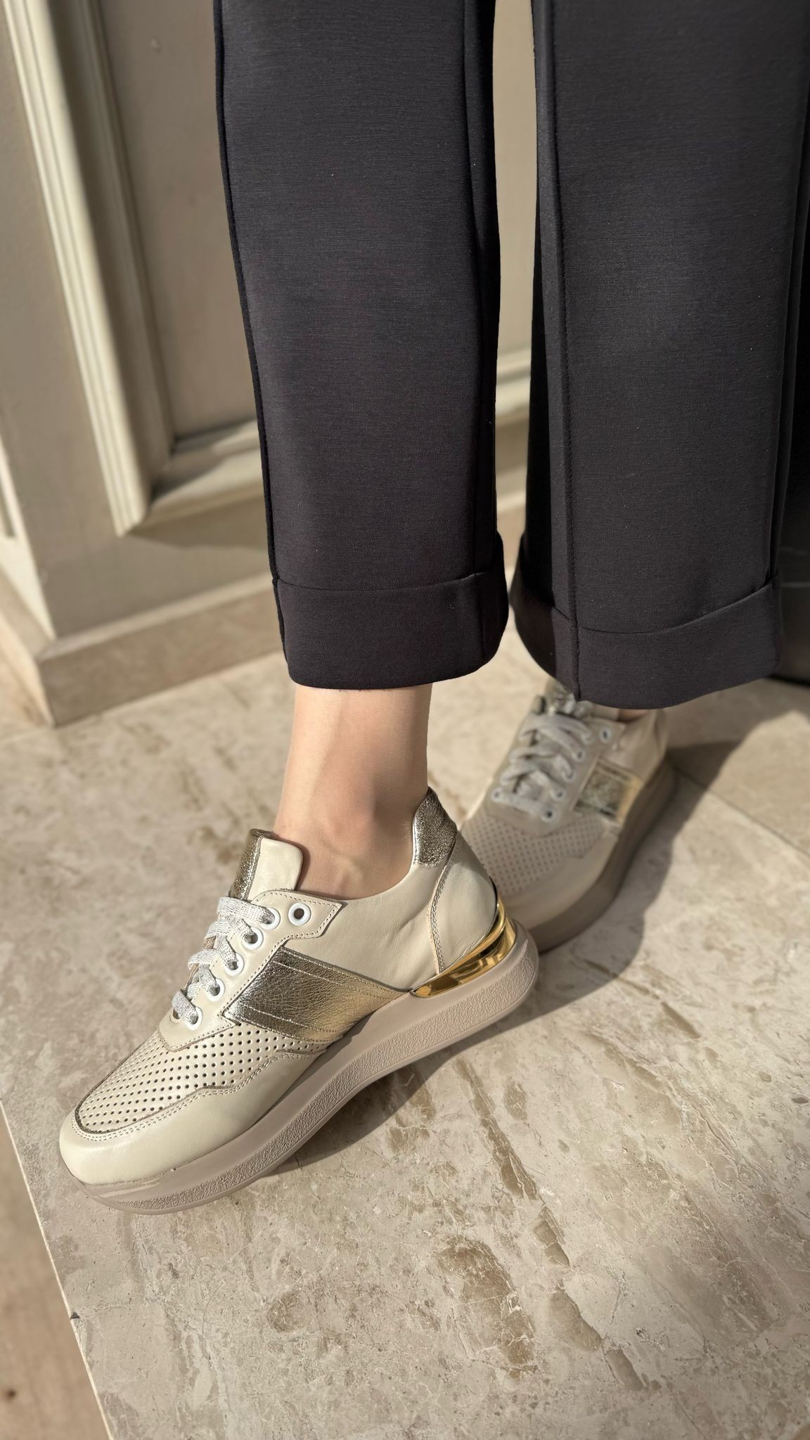 NİCOLE %100 DERİ KADIN SNEAKER