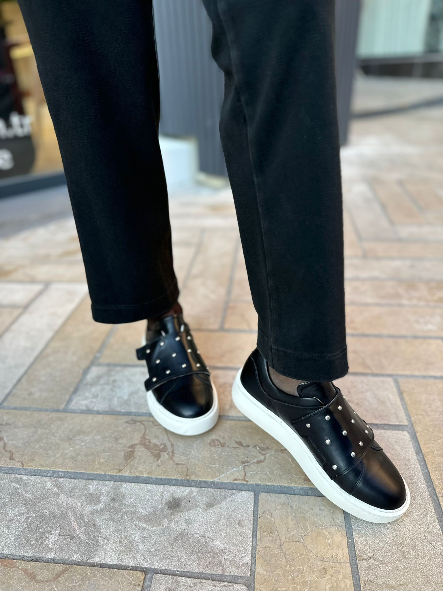 SORİA BANTLI DERİ KADIN SNEAKER AYAKKABI