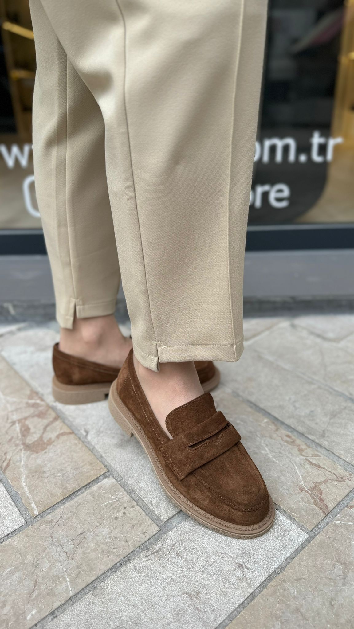 MARİA KADIN SÜET DERİ LOAFER AYAKKABI