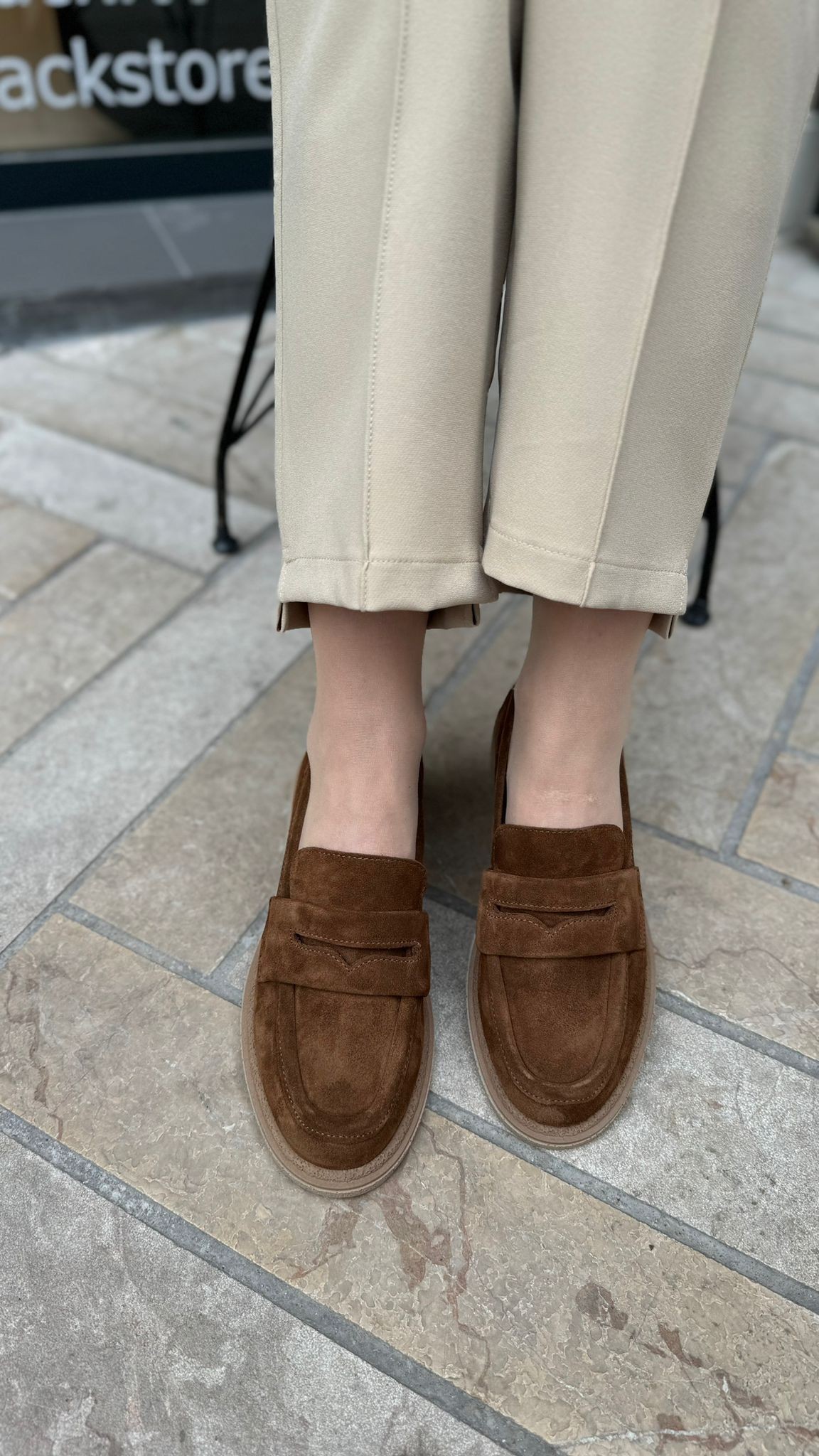MARİA KADIN SÜET DERİ LOAFER AYAKKABI