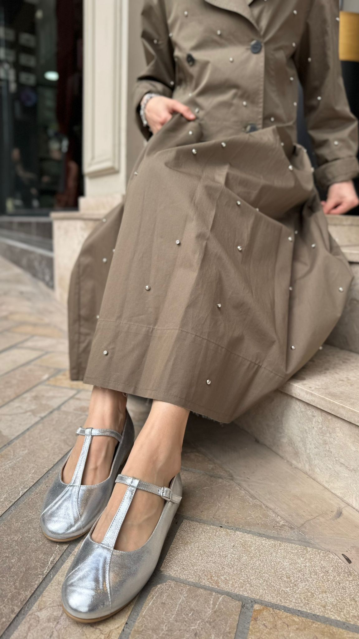 GLADYS %100 DERİ KADIN BABET