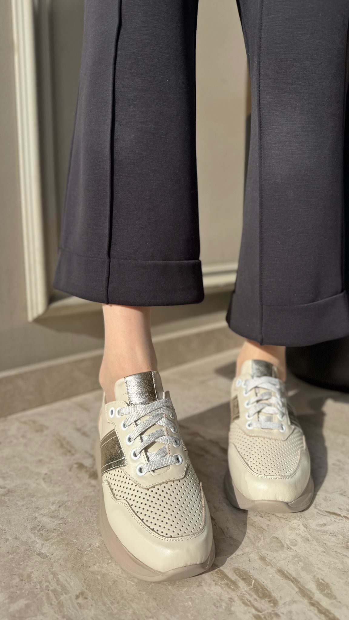 NİCOLE %100 DERİ KADIN SNEAKER