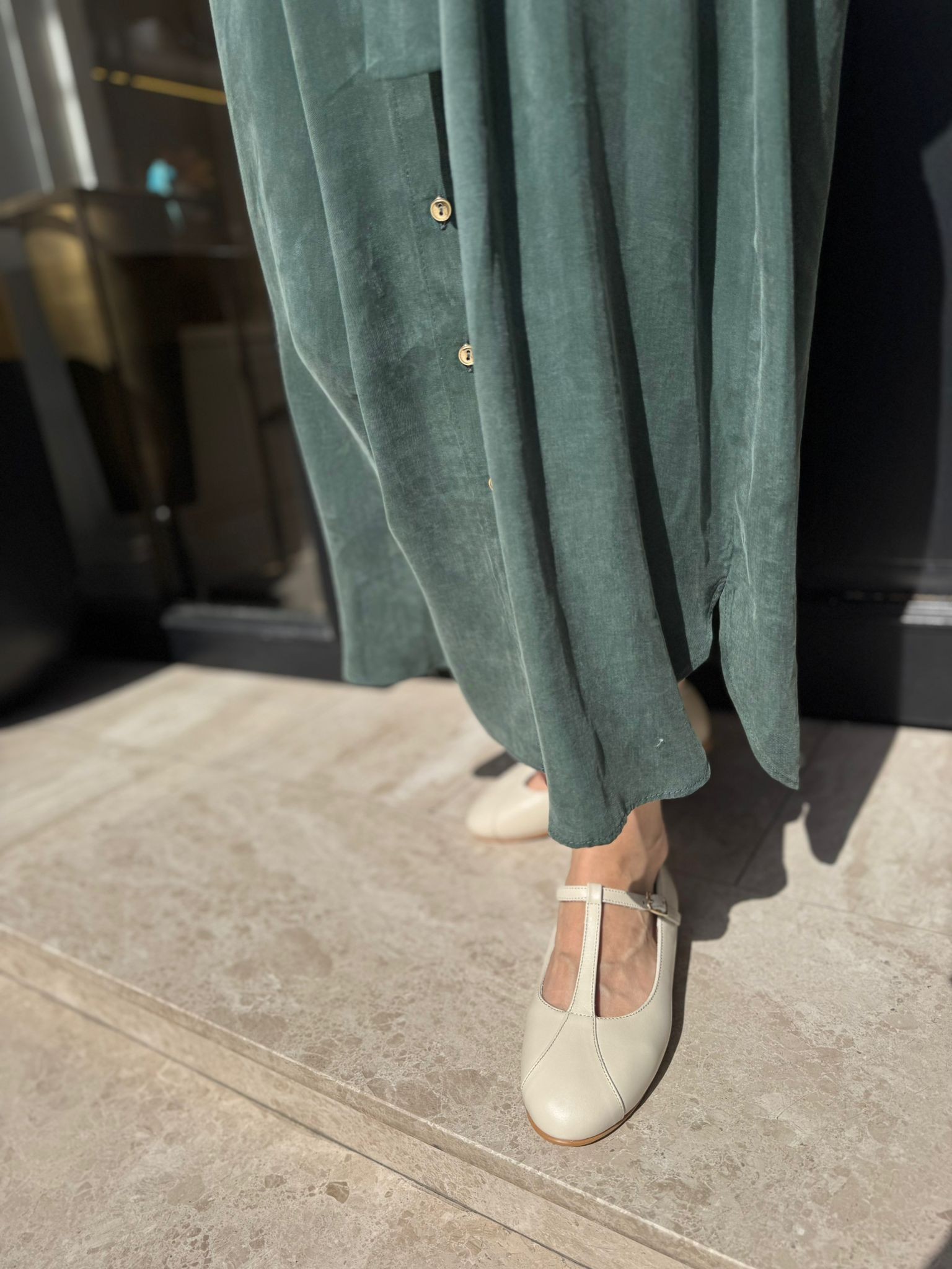  GLADYS %100 DERİ KADIN BABET 