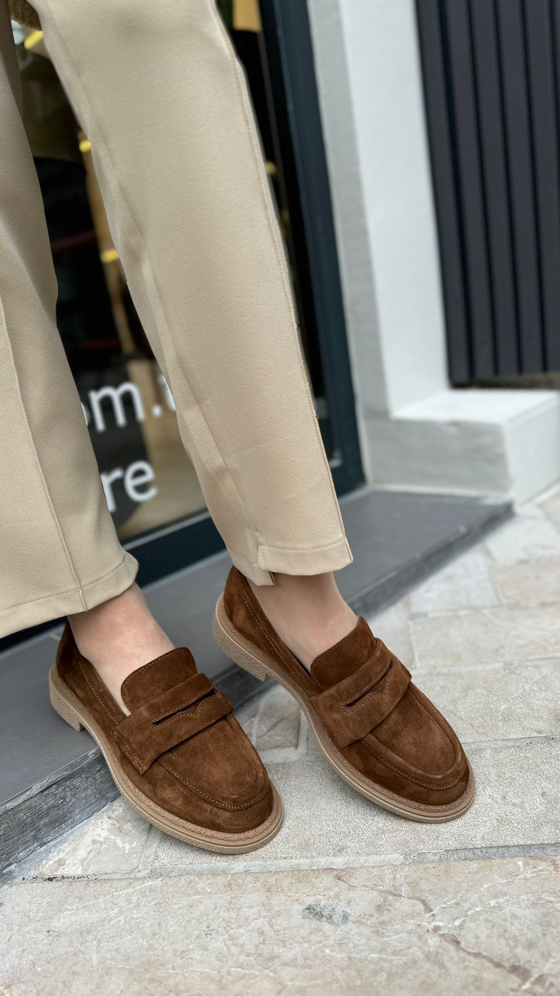MARİA KADIN SÜET DERİ LOAFER AYAKKABI