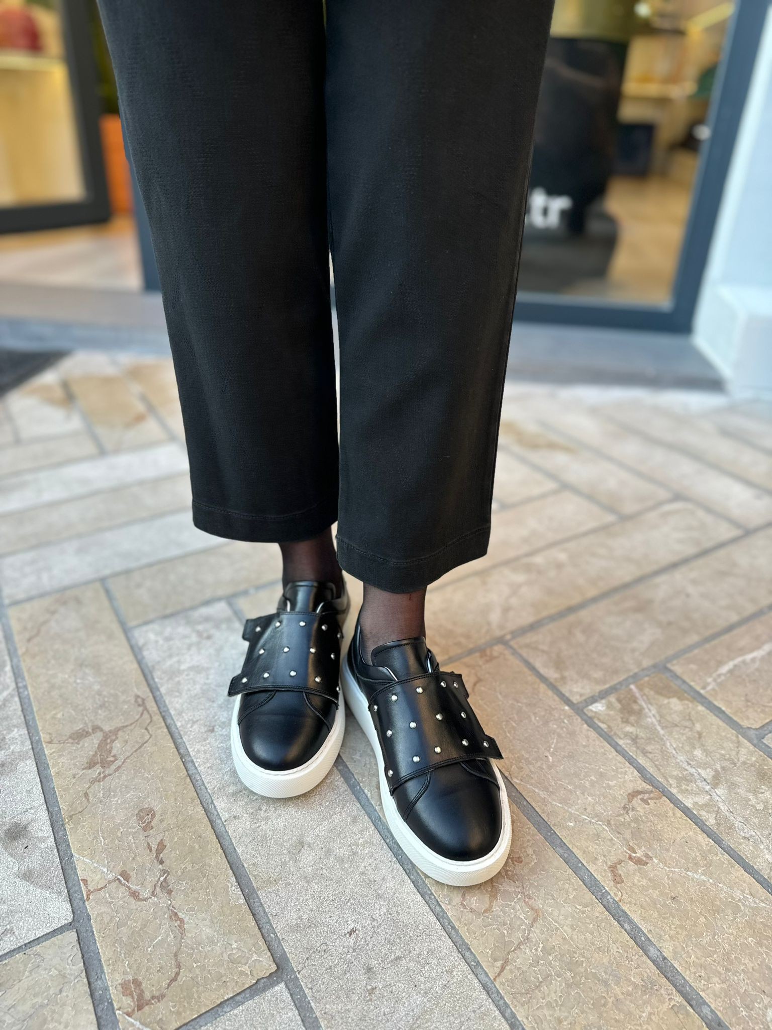 SORİA BANTLI DERİ KADIN SNEAKER AYAKKABI