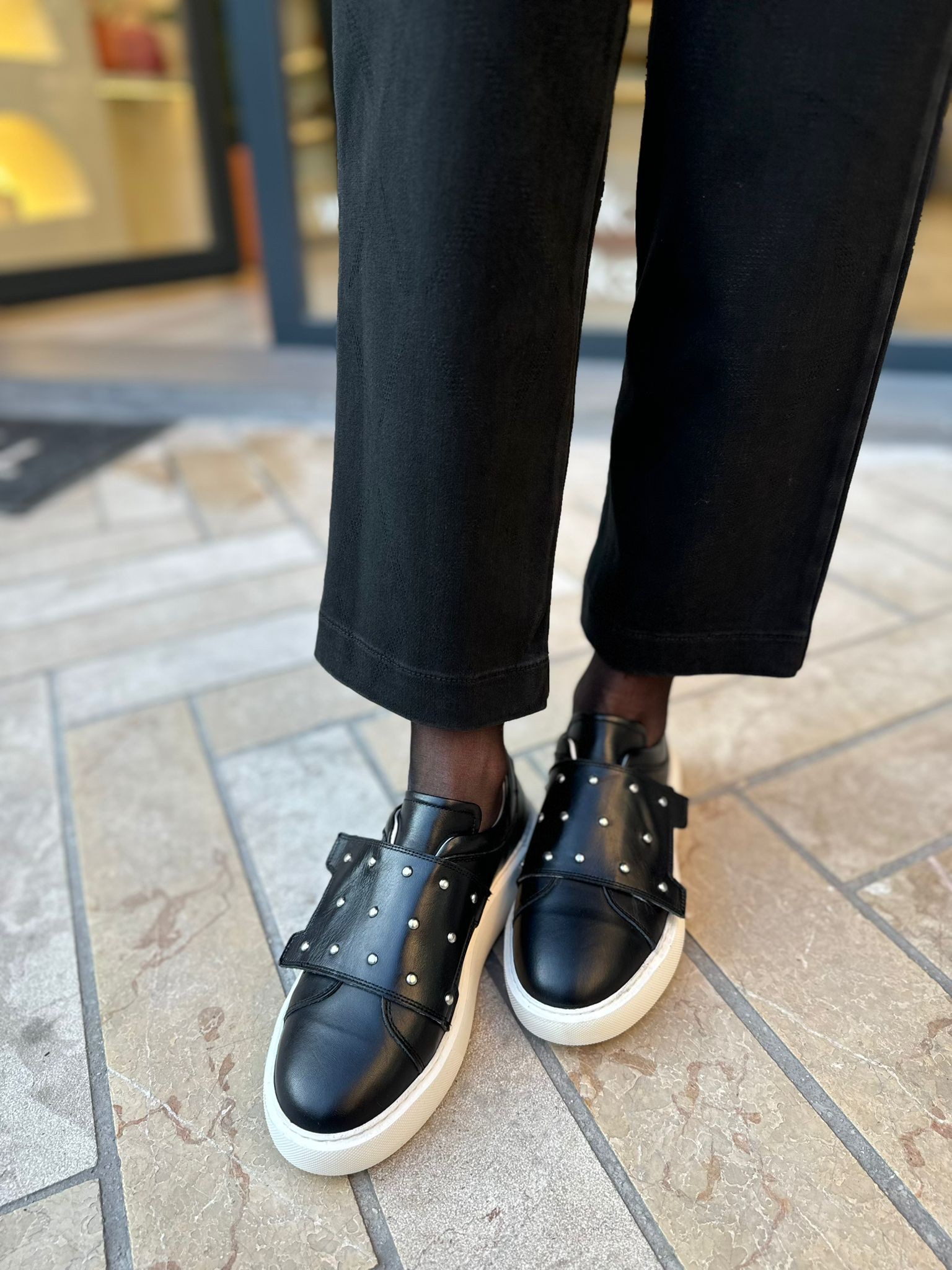 SORİA BANTLI DERİ KADIN SNEAKER AYAKKABI