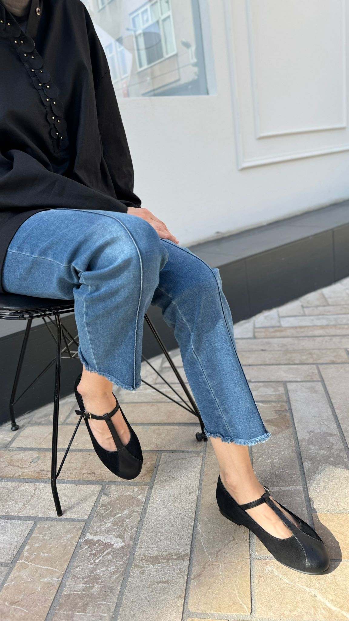 GLADYS %100 DERİ KADIN BABET
