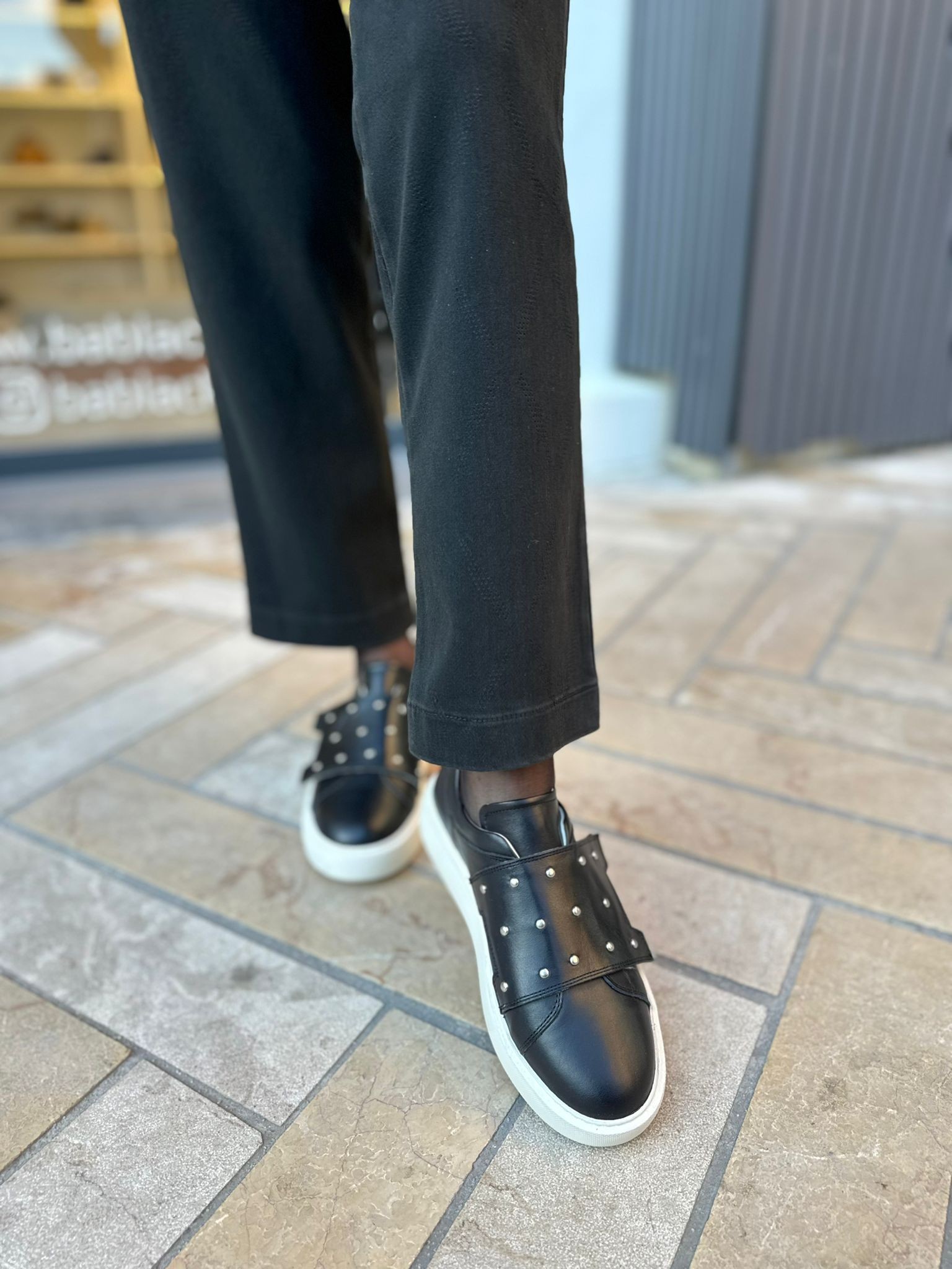 SORİA BANTLI DERİ KADIN SNEAKER AYAKKABI
