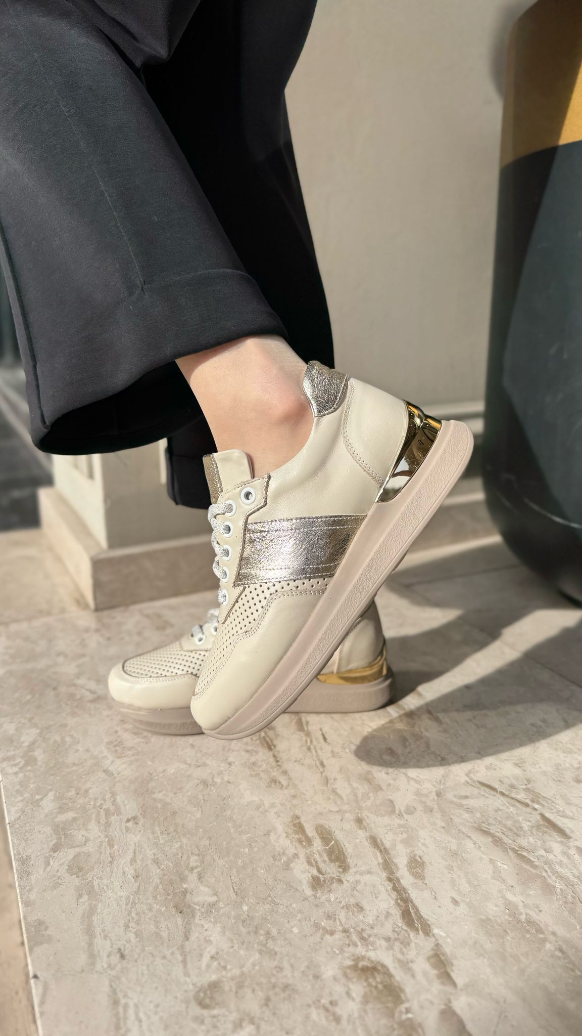 NİCOLE %100 DERİ KADIN SNEAKER