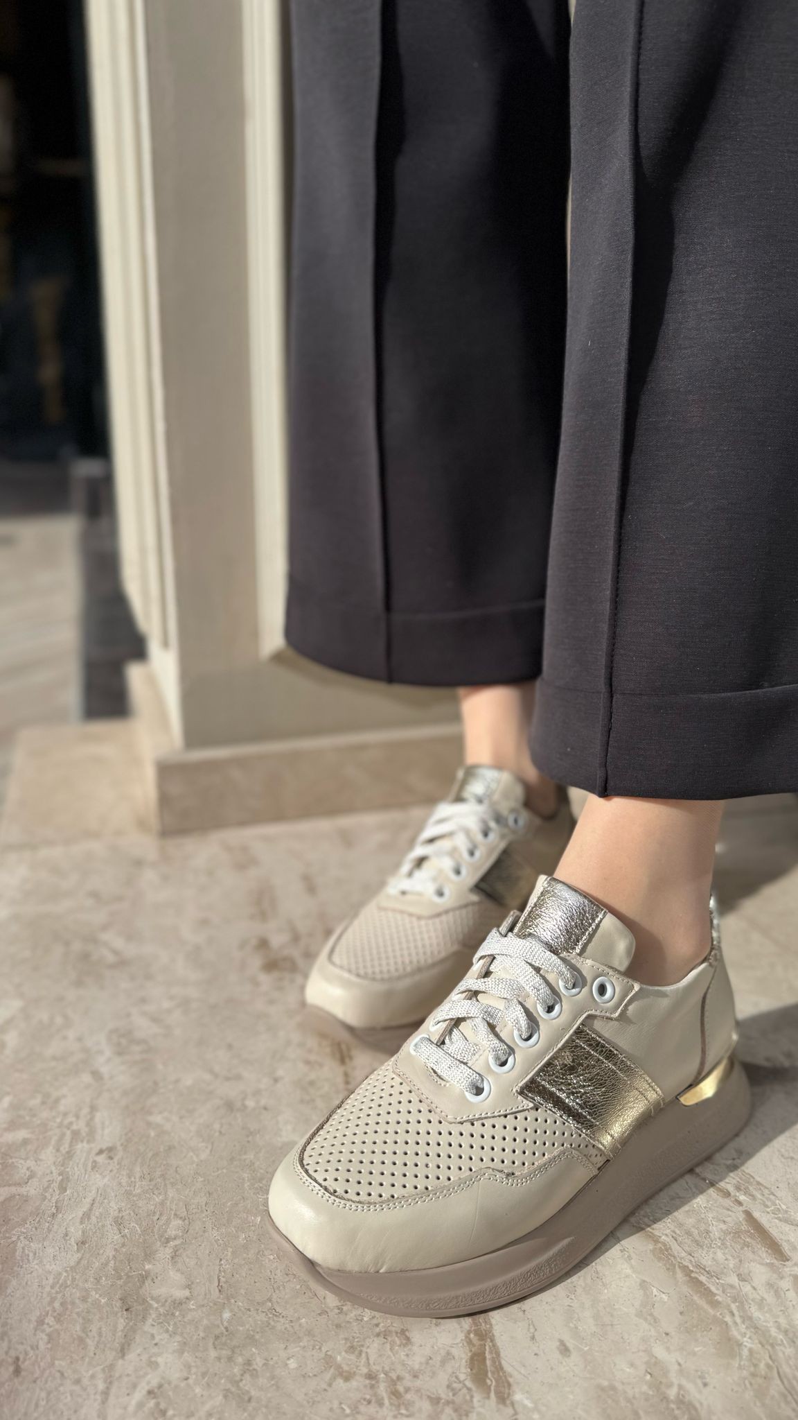 NİCOLE %100 DERİ KADIN SNEAKER
