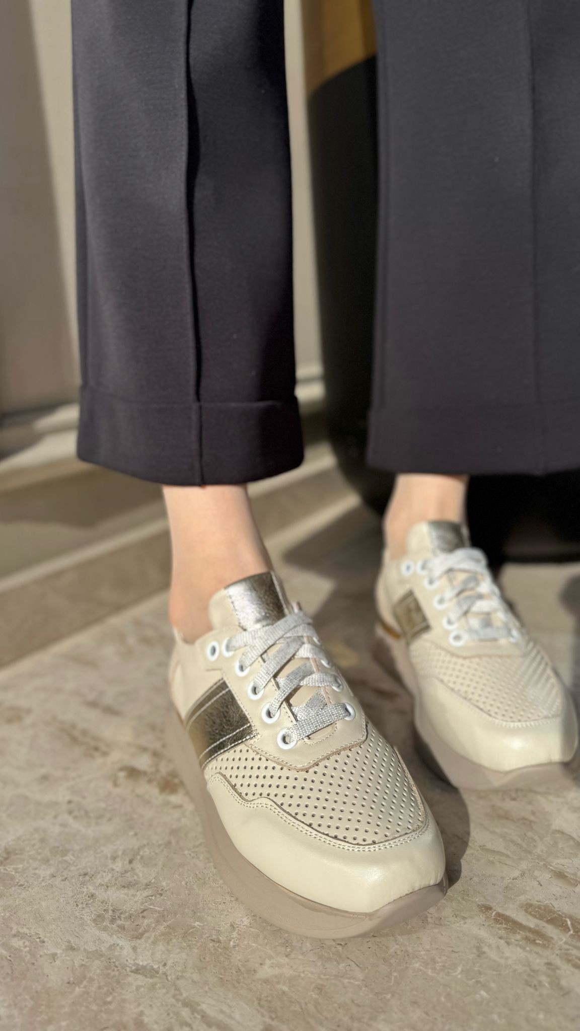 NİCOLE %100 DERİ KADIN SNEAKER