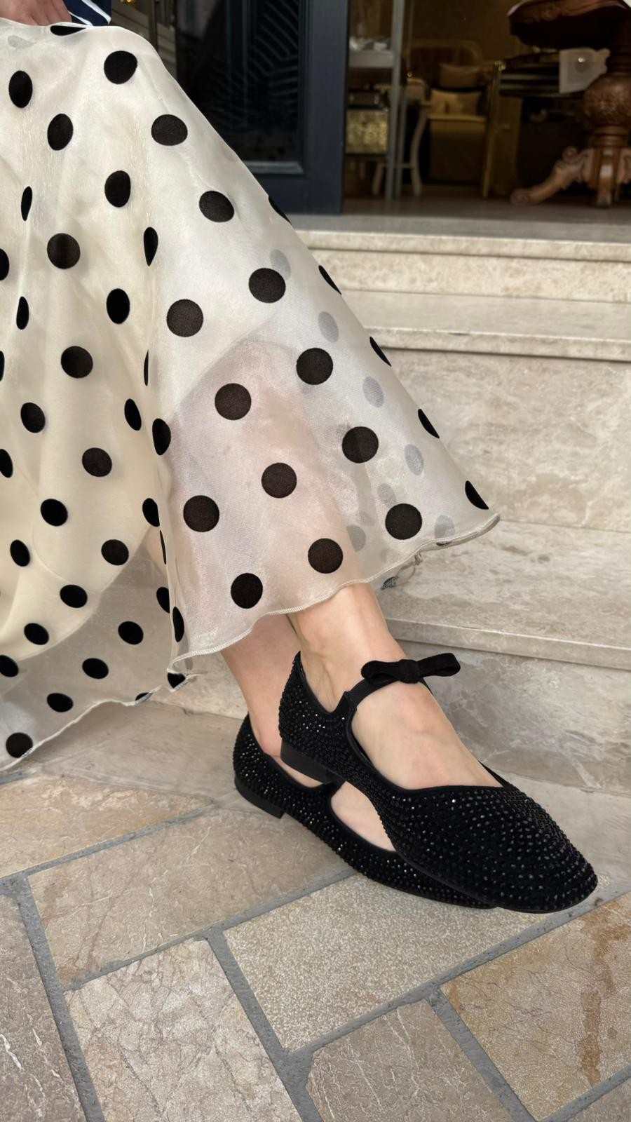 LOVELY %100 DERİ KADIN BABET 
