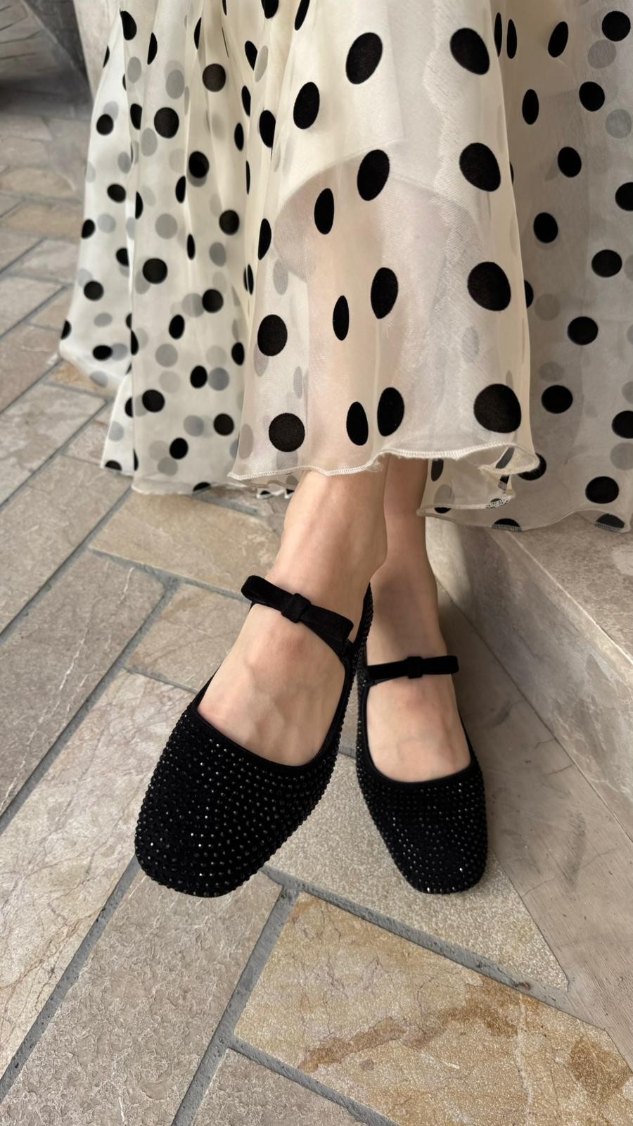LOVELY %100 DERİ KADIN BABET 