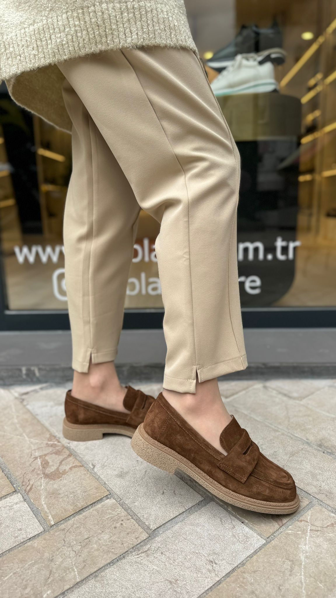 MARİA KADIN SÜET DERİ LOAFER AYAKKABI