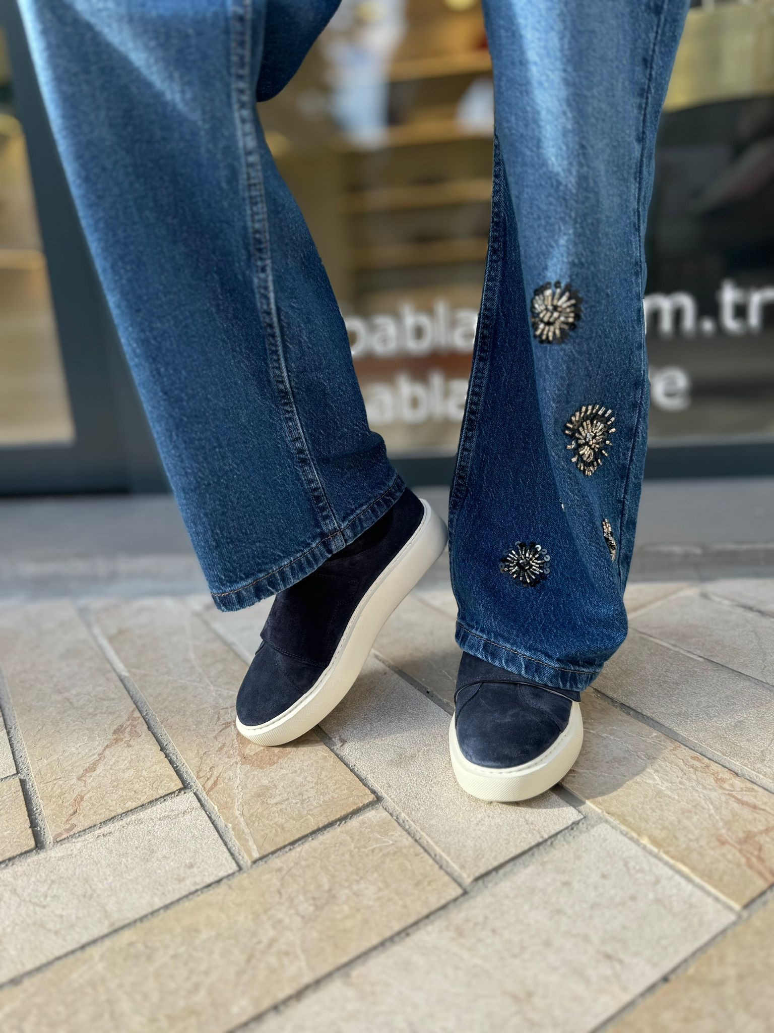 SORİA BANTLI SÜET DERİ KADIN SNEAKER AYAKKABI 