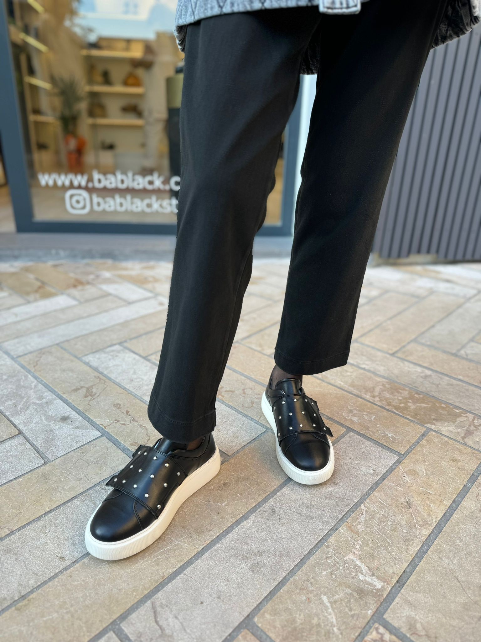 SORİA BANTLI DERİ KADIN SNEAKER AYAKKABI