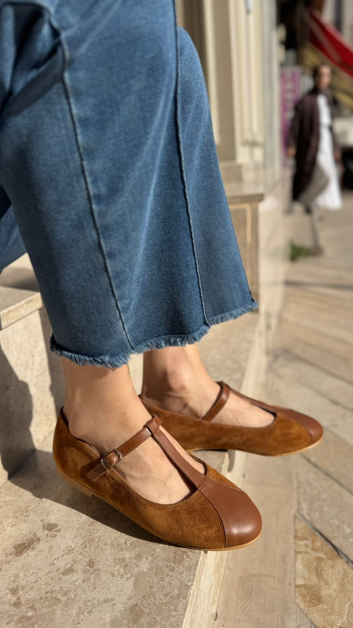 GLADYS %100 DERİ KADIN BABET