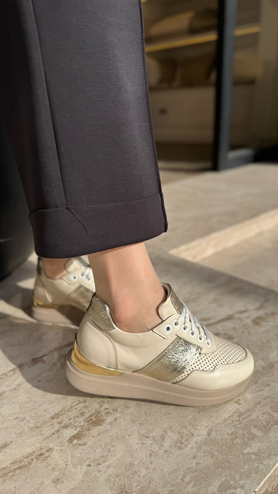 NİCOLE %100 DERİ KADIN SNEAKER