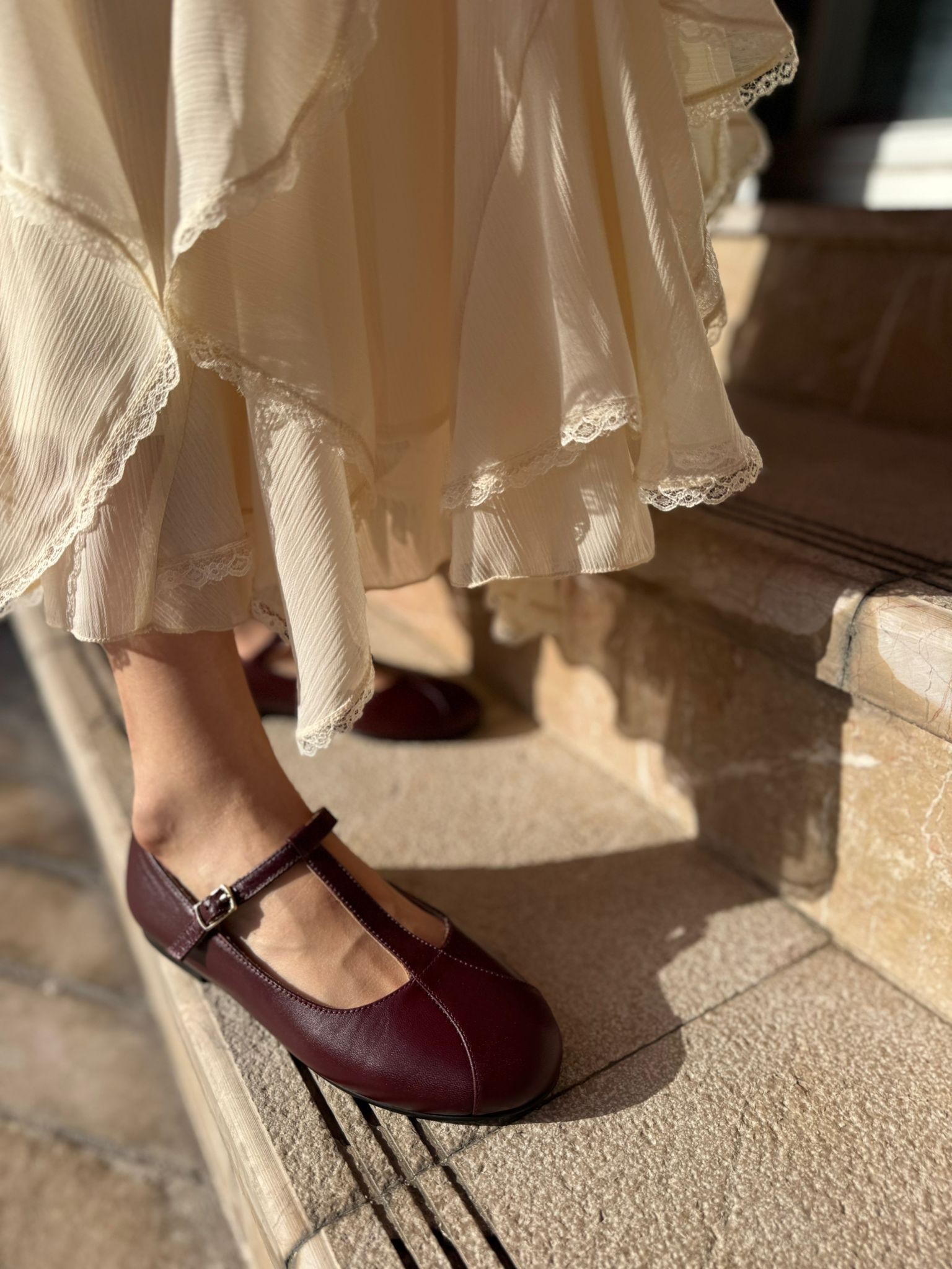 GLADYS %100 DERİ KADIN BABET