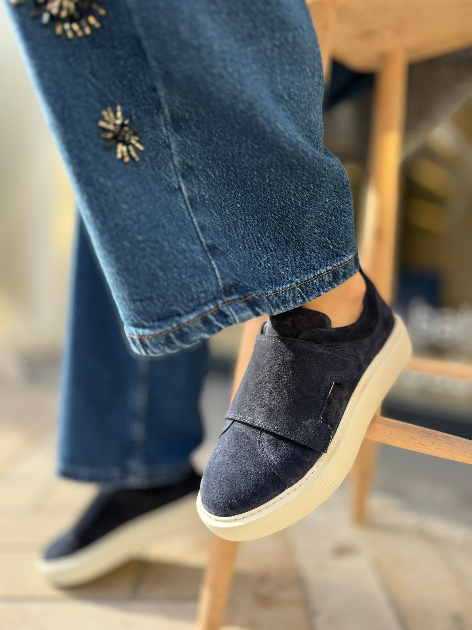 SORİA BANTLI SÜET DERİ KADIN SNEAKER AYAKKABI 