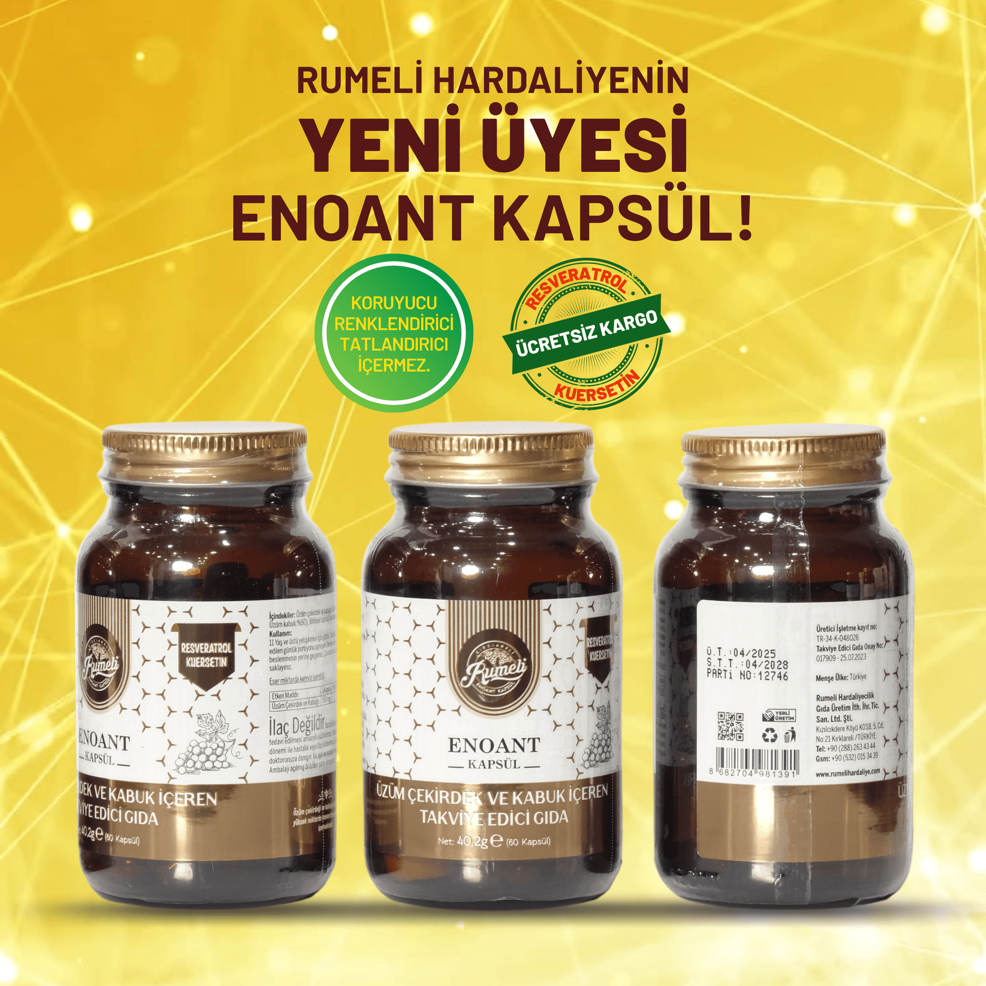 ENOANT KAPSÜL-40 GR 3 ADET