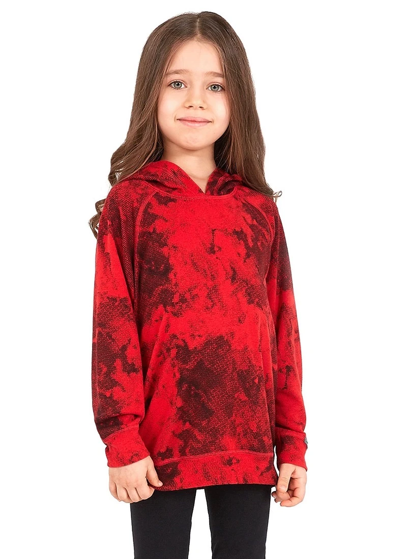 Blackspade Çocuk Termal Sweatshirt 2. Seviye 5946 - Kırmızı Baskılı