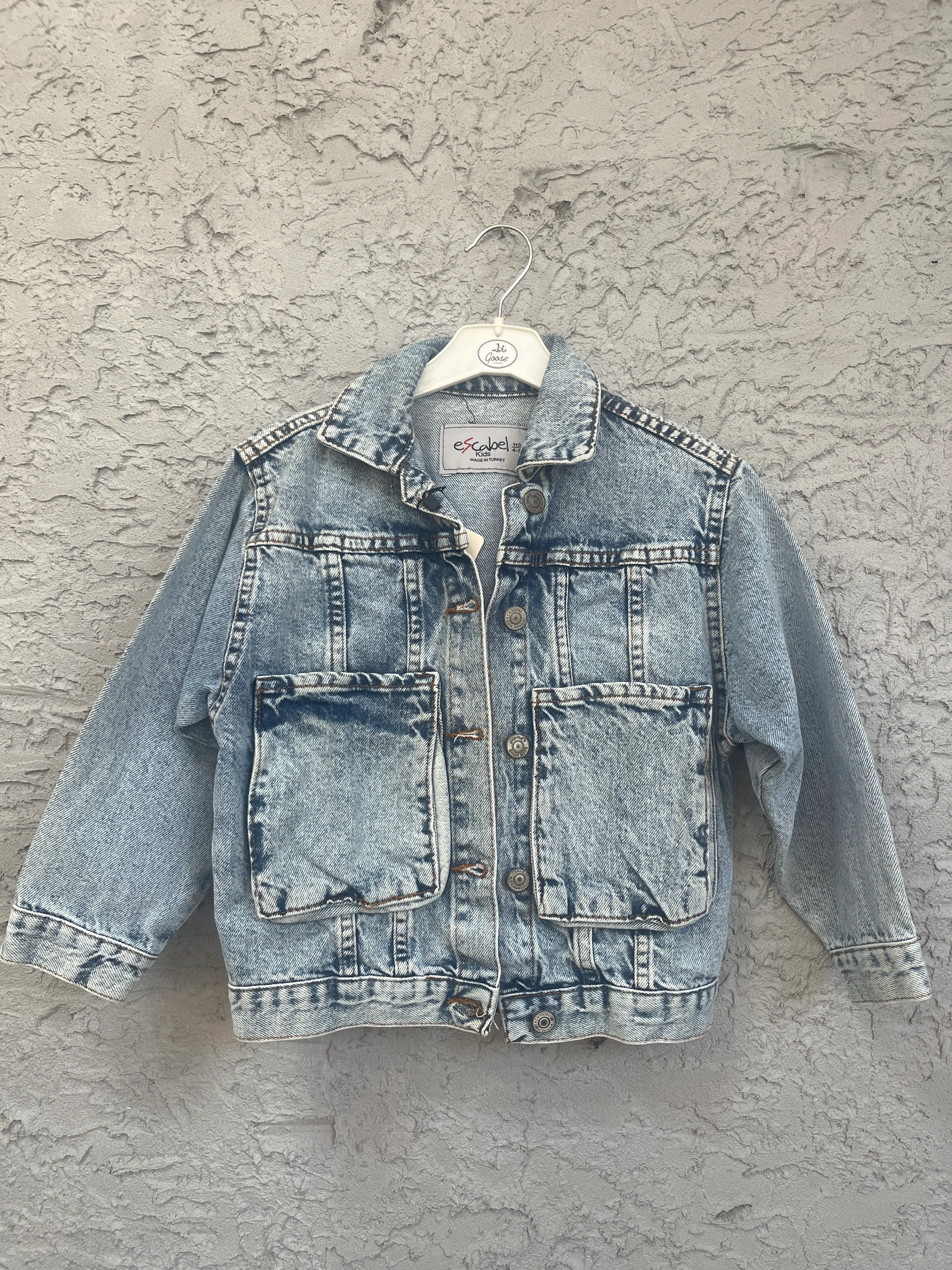 Escabel Ayıcık Kot Ceket