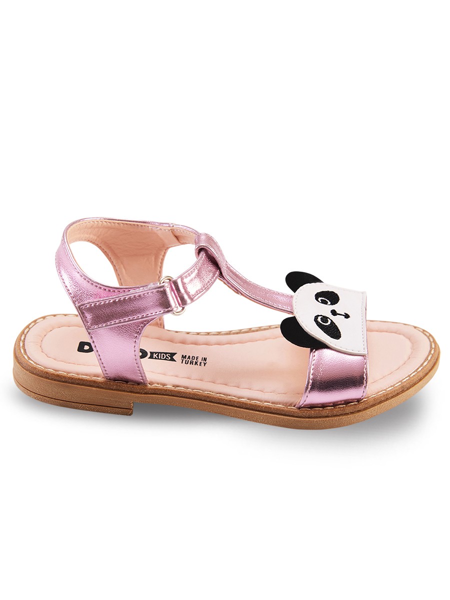 Panda Kız Çocuk Sandalet Denokids