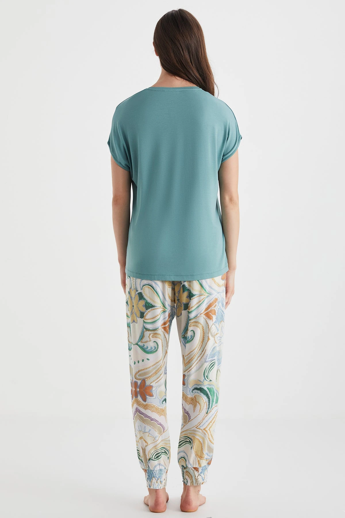 Catherine's Yumuşak Dokulu Kadın Pijama Takımı