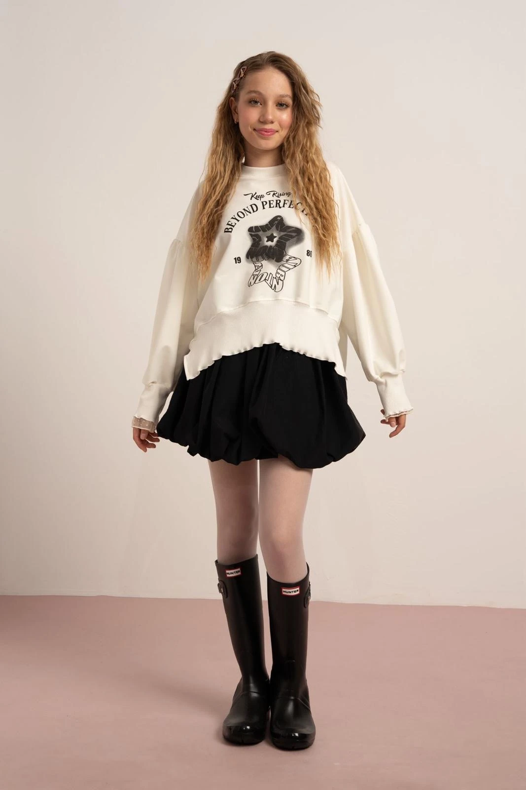 Loco Loco Paraşüt Balon Etek - Siyah