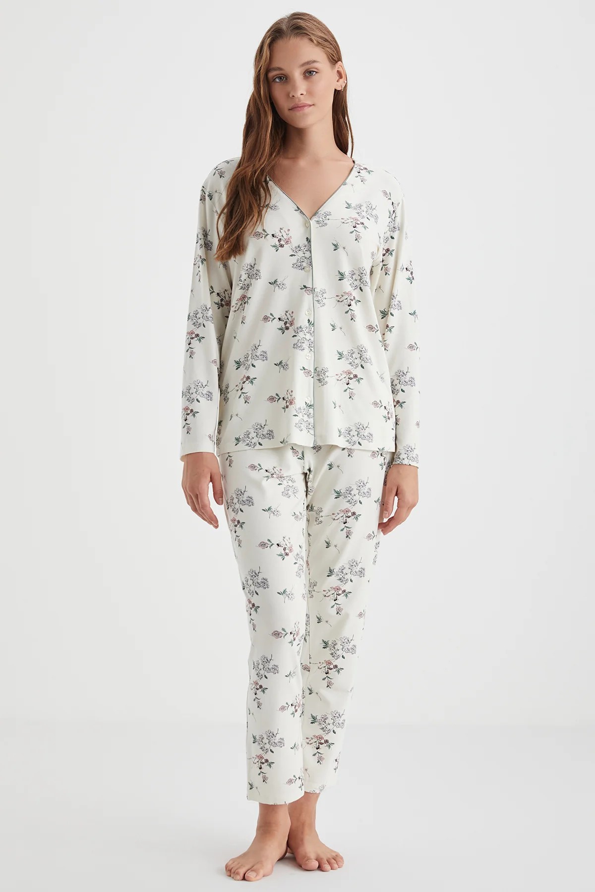 Yumuşak Dokulu Pijama Takımı