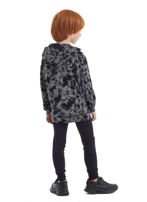 Blackspade Çocuk Termal Sweatshirt 2. Seviye 5946 - Gri Melanj