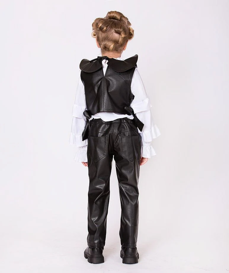 Goose ®  Suni Deri Yelek Pantalon Takım