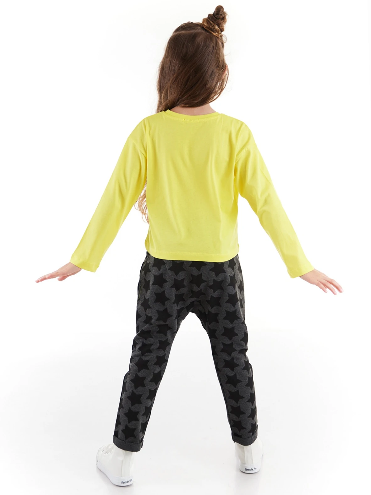 Deno Kids Boom Boom Cat Kız Çocuk T-shirt Pantolon Takım