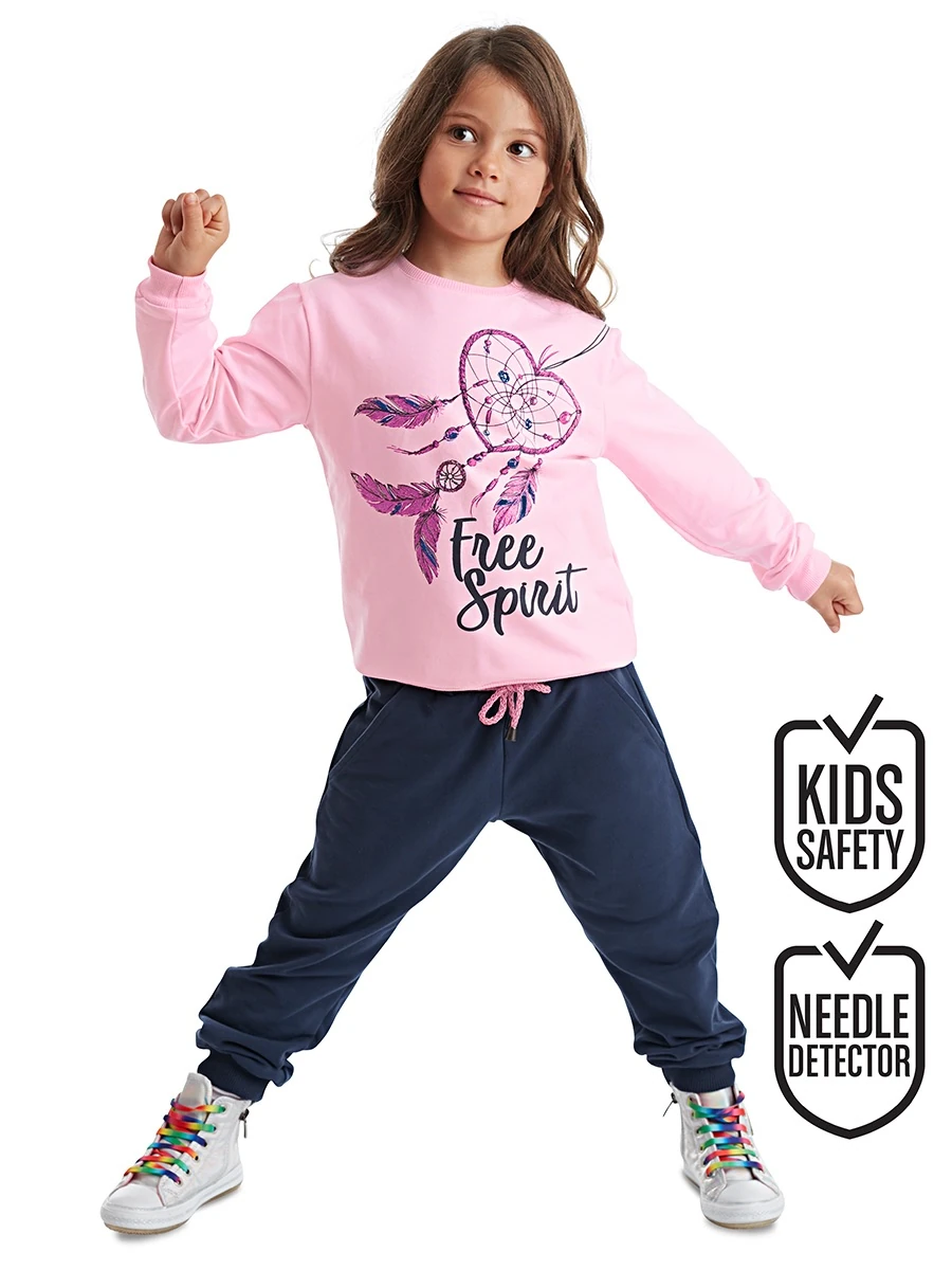 Deno Kids Free Spirit Kız Çocuk Kışlık Eşofman Takım
