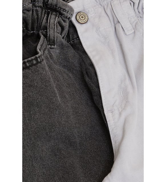 Escabel Kız Çocuk Jean Pantalon Beli Lastikli 5-14 Yaş, Karışık Renk