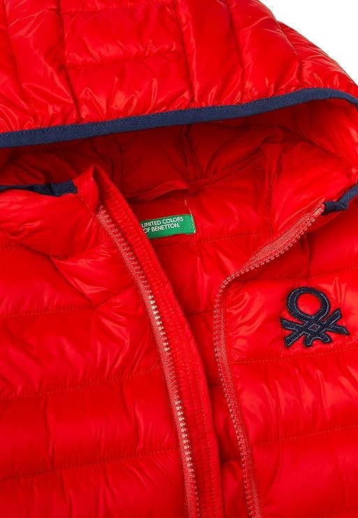BENETTON Logolu İnce Puffer Mont