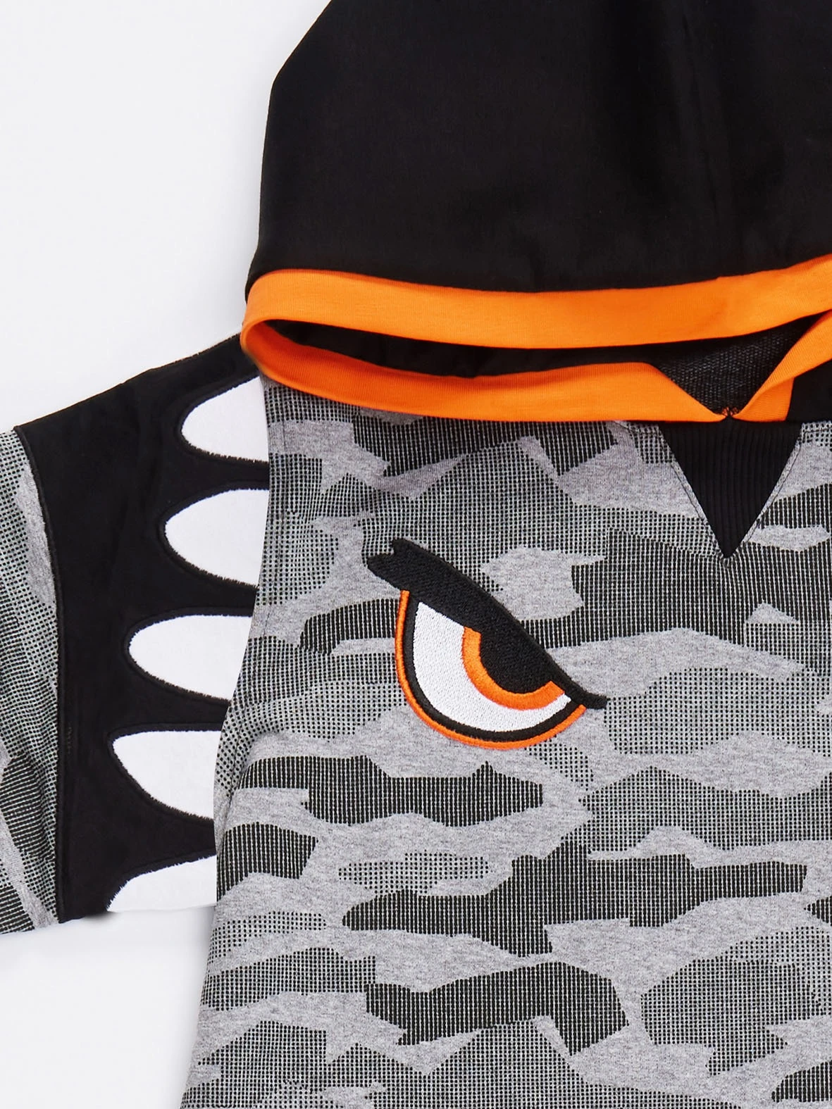 Deno Kids Kamuflaj Kapişonlu Erkek Çocuk Sweatshirt