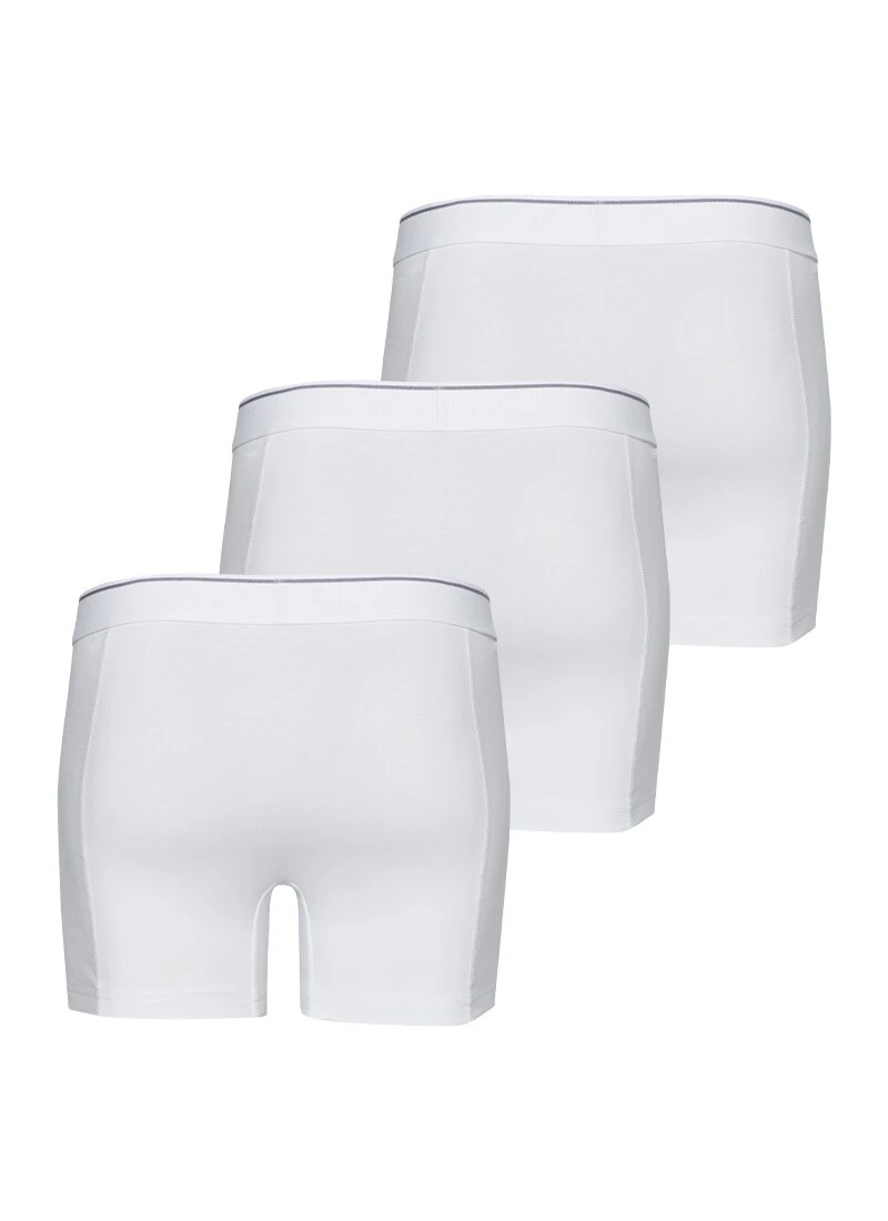 Blackspade Erkek Boxer 3'lü Paket Tender Cotton 9673 - Beyaz