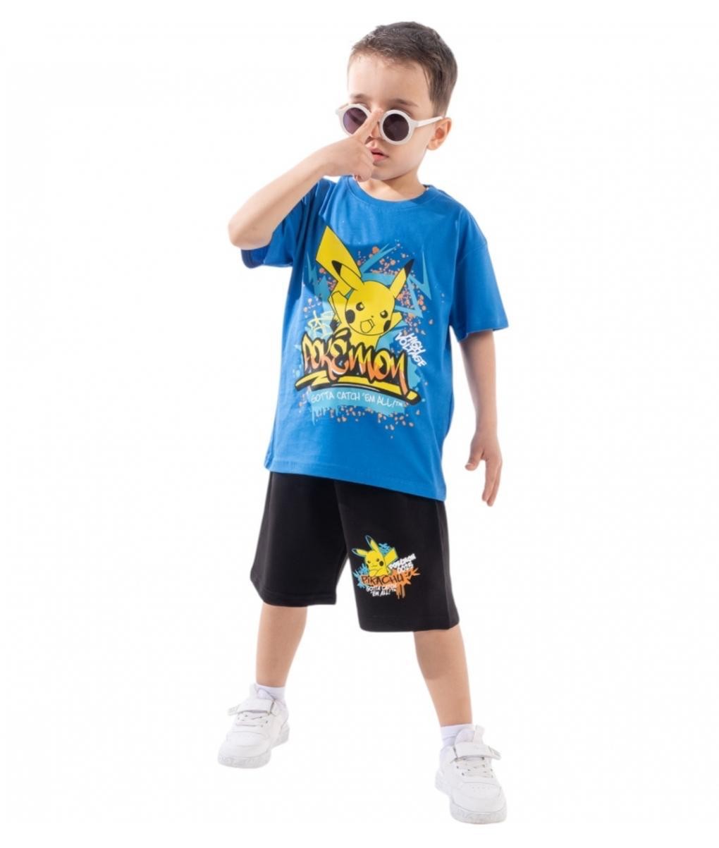 POKEMON BASKILI ŞORTLU TAKIM