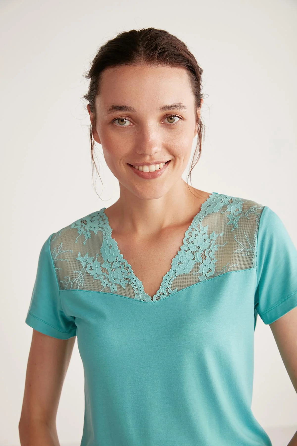 Catherine's Yumuşak Dokulu Kadın Pijama Takımı